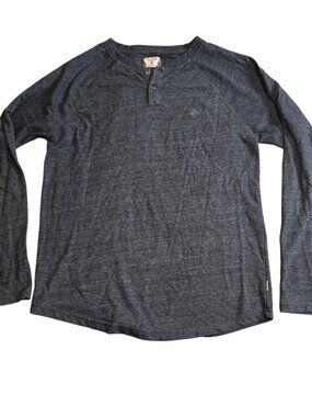 Men's Volcom Grey Long Sleeve T-Shirt Sz: M EUC
